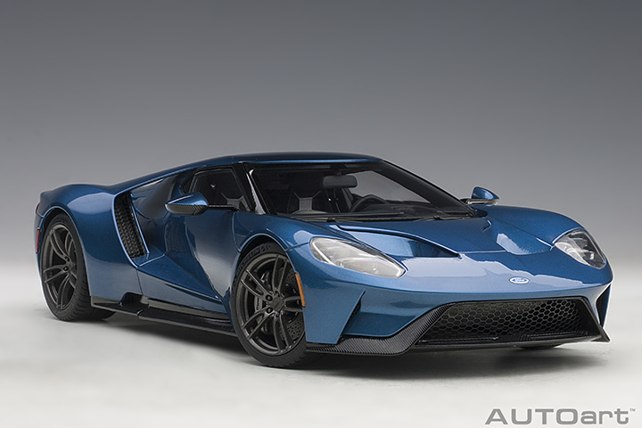 72942 1/18 FORD GT 2017 (LIQUID BLUE)