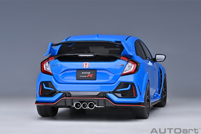 73224 1/18 HONDA CIVIC TYPE R (FK8) 2021 (RACING BLUE PEARL)