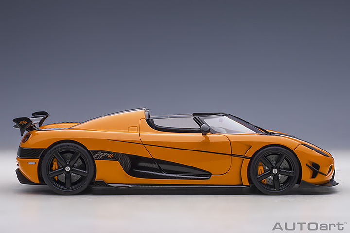 79023 1/18 KOENIGSEGG AGERA RS (CONE ORANGE/CARBON BLACK/BLACK ACCENTS)