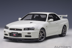 77406 1/18 NISSAN SKYLINE GT-R (R34) V-SPEC II (WHITE PEARL)