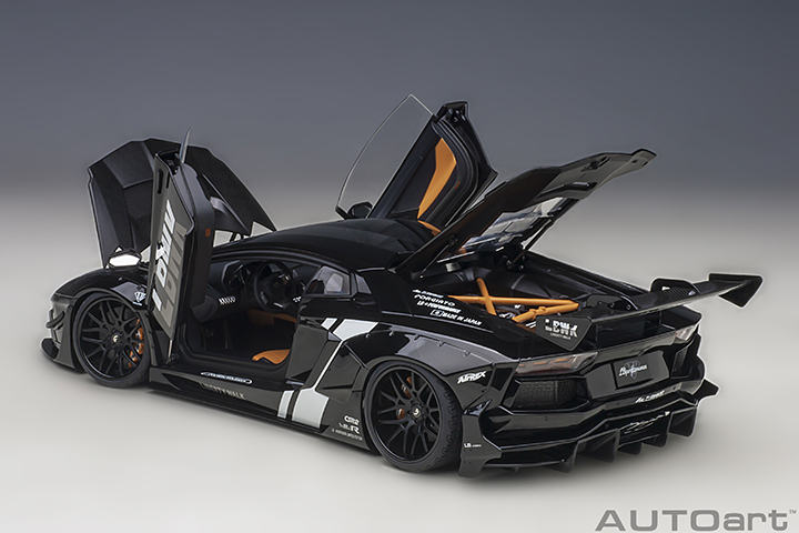 79244 1/18 LIBERTY WALK LB-WORKS LAMBORGHINI AVENTADOR LIMITED EDITION (LBWK LIVERY)