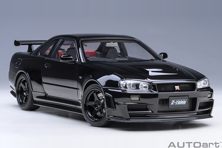 77463 1/18 NISMO R34 GT-R Z-TUNE (BLACK PEARL)