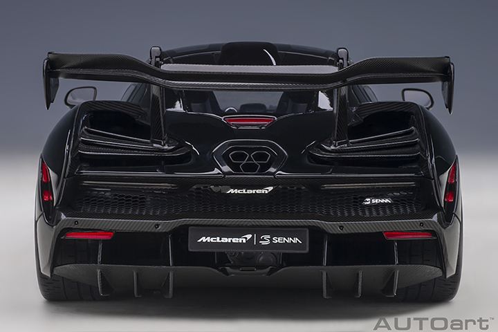 76076 1/18 McLAREN SENNA (STEALTH COSMOS/BLACK)