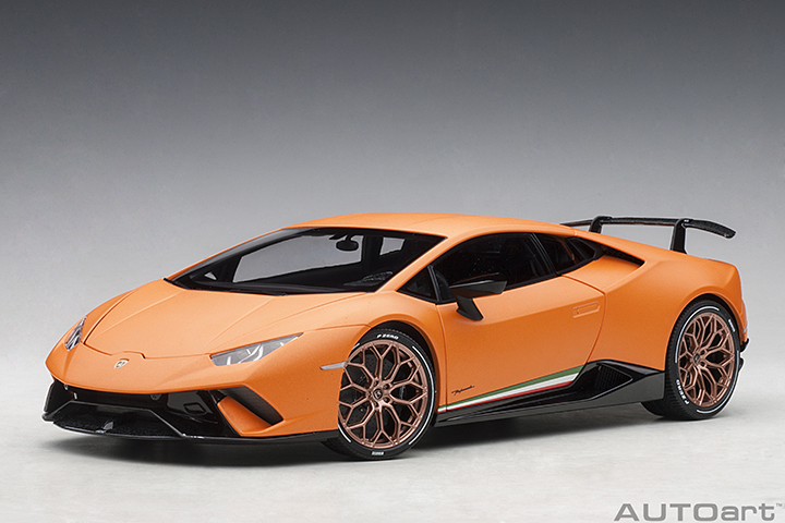 79152 1/18 LAMBORGHINI HURACAN PERFORMANTE (ARANCIO ANTHAEUS/MATT ORANGE)