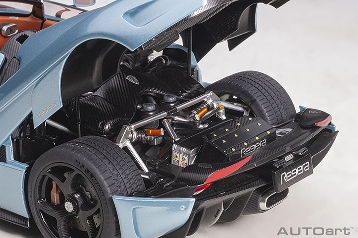 Pour AUTOART pour Koenigsegg pour REGERA Voiture Bleu 1:18 Camion Modèle Pré-construit