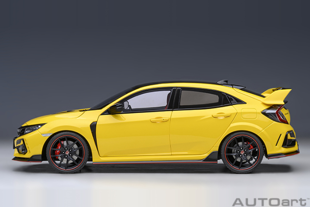 73225 1/18 HONDA CIVIC TYPE R (FK8) LIMITED EDITION (SUNLIGHT YELLOW)
