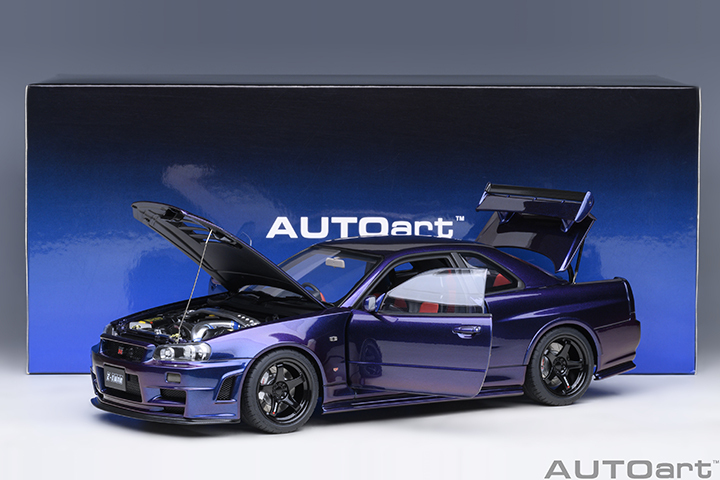 77464 1/18 NISMO R34 GT-R Z-TUNE(MIDNIGHT PURPLE III)