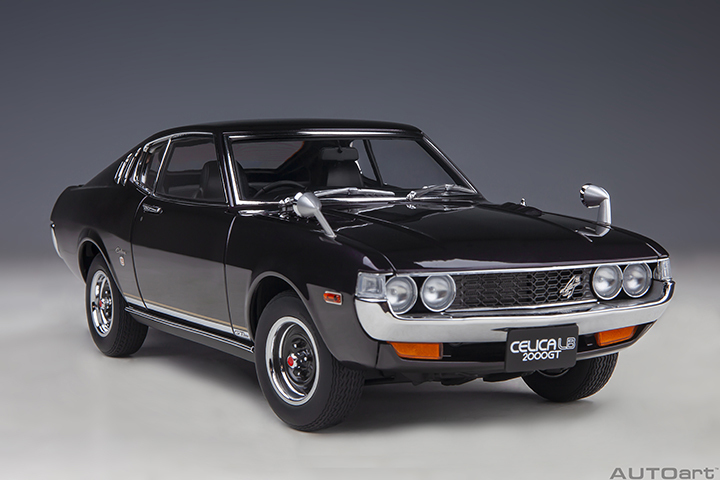 78769 1/18 TOYOTA CELICA LIFTBACK 2000GT (RA25) 1973 (DARK PURPLE METALLIC)