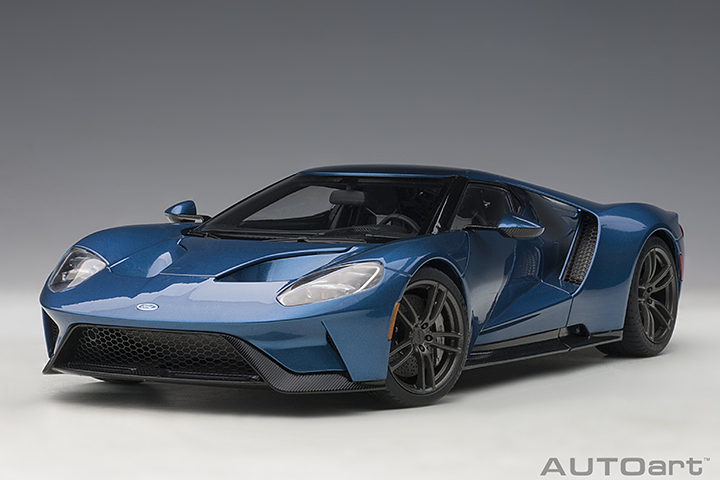 72942 1/18 FORD GT 2017 (LIQUID BLUE)