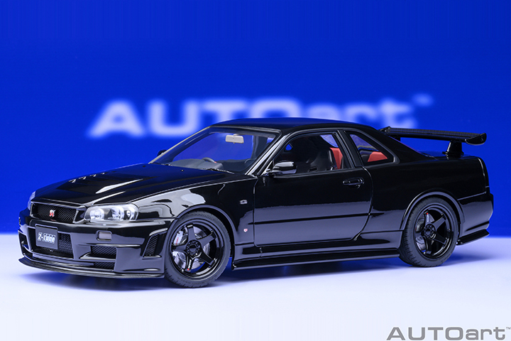 77463 1/18 NISMO R34 GT-R Z-TUNE (BLACK PEARL)