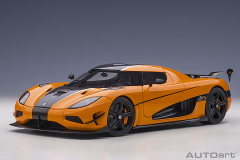 79023 1/18 KOENIGSEGG AGERA RS (CONE ORANGE/CARBON BLACK/BLACK ACCENTS)