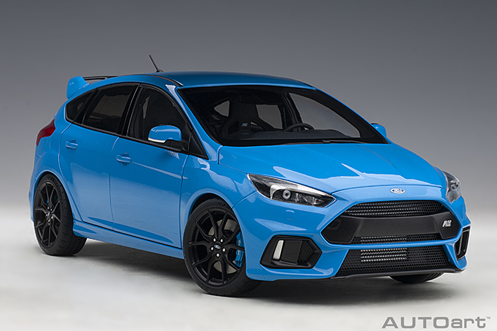 72953 1/18 FORD FOCUS RS 2016 (NITROUS BLUE)