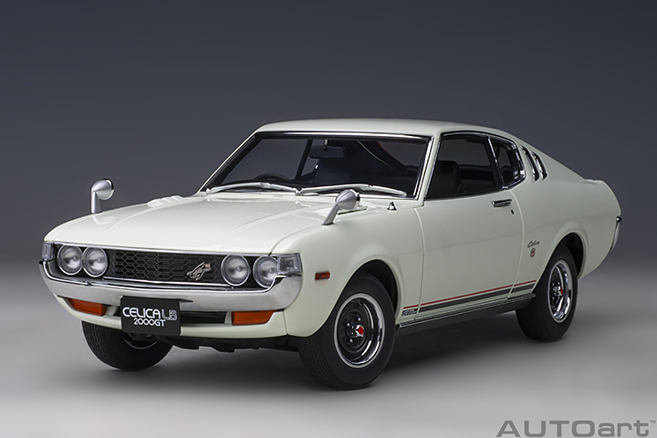 78766 1/18 TOYOTA CELICA LIFTBACK 2000GT (RA25) 1973 (WHITE)