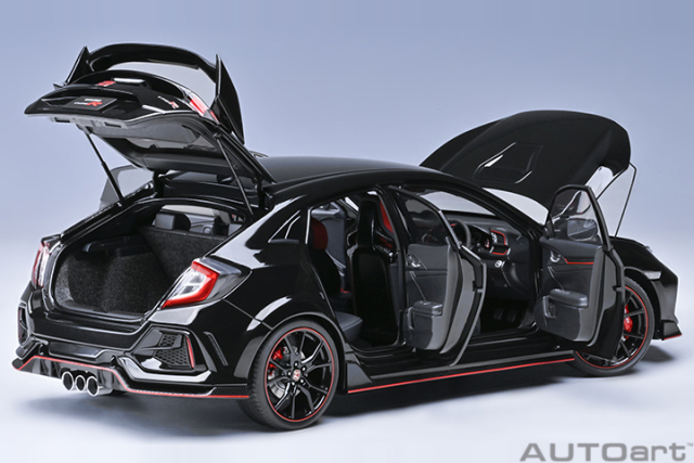 73222 1/18 HONDA CIVIC TYPE R (FK8) 2021 (CRYSTAL BLACK PEARL)
