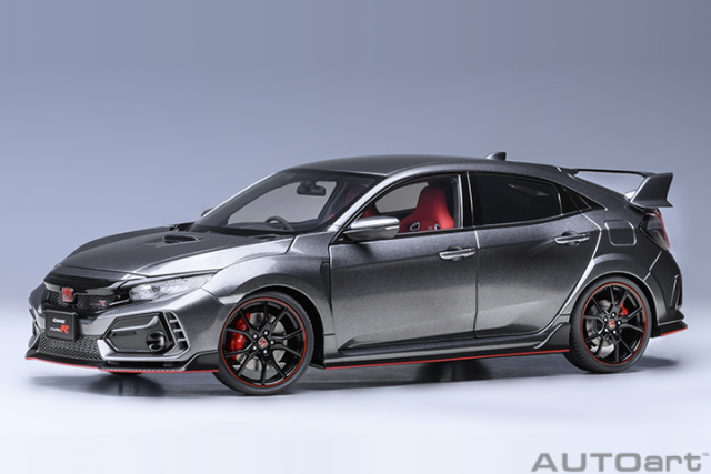 73221 1/18 HONDA CIVIC TYPE R (FK8) 2021 (POLISHED METAL METALLIC)