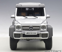 76301 1/18 MERCEDES-BENZ G63 AMG 6x6 (SILVER)