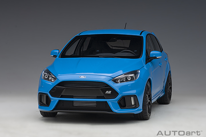 72953 1/18 FORD FOCUS RS 2016 (NITROUS BLUE)