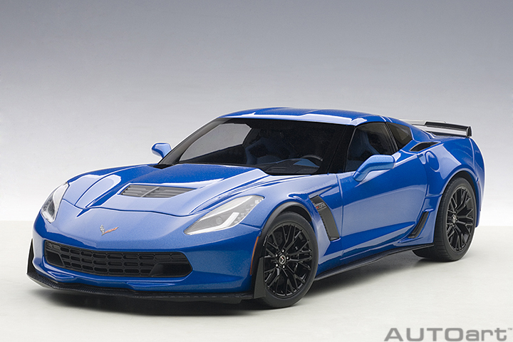 71265  1/18 CHEVROLET CORVETTE C7 Z06 (LAGUNA BLUE TINTCOAT)