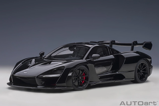 76076 1/18 McLAREN SENNA (STEALTH COSMOS/BLACK)