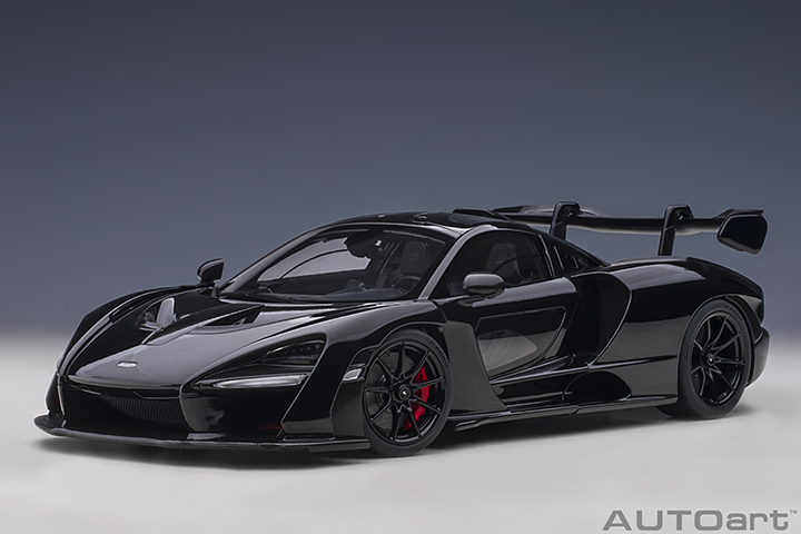 76076 1/18 McLAREN SENNA (STEALTH COSMOS/BLACK)