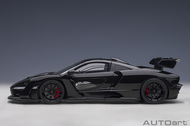 76076 1/18 McLAREN SENNA (STEALTH COSMOS/BLACK)