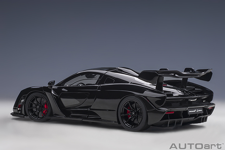 76076 1/18 McLAREN SENNA (STEALTH COSMOS/BLACK)