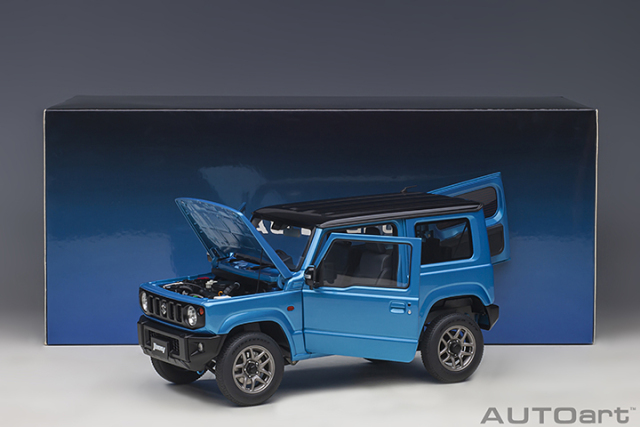 78502 1/18 SUZUKI JIMNY (JB64)(BRISK BLUE METALLIC / BLACK ROOF)