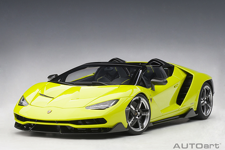 79118 1/18 LAMBORGHINI CENTENARIO ROADSTER (VERDE SCANDAL/SOLID LIGHT GREEN)