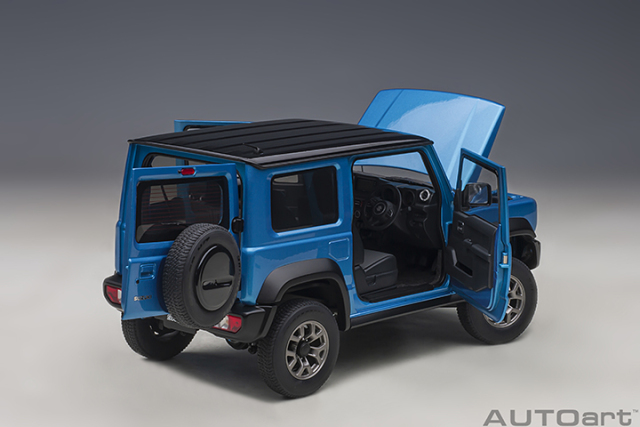 78507 1/18 SUZUKI JIMNY SIERRA (JB74)(BRISK BLUE METALLIC / BLACK ROOF)