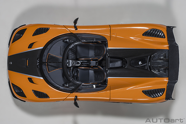 79023 1/18 KOENIGSEGG AGERA RS (CONE ORANGE/CARBON BLACK/BLACK ACCENTS)
