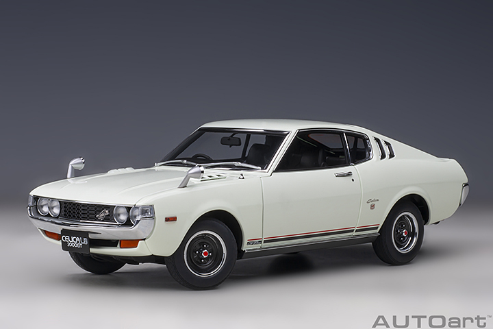 78766 1/18 TOYOTA CELICA LIFTBACK 2000GT (RA25) 1973 (WHITE)