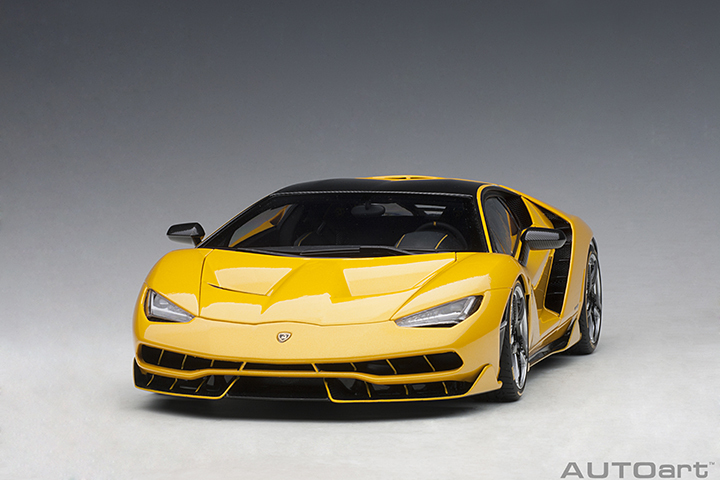 79115 1/18 LAMBORGHINI CENTENARIO (NEW GIALLO ORION/METALLIC YELLOW)