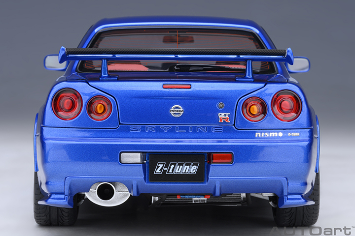 77462 1/18 NISSAN SKYLINE GT-R (R34) NISMO Z-TUNE (BAYSIDE BLUE)