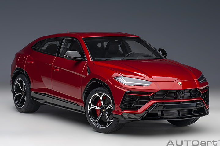 79170 1/18 LAMBORGHINI URUS (ROSSO EFESTO/PEARL RED)