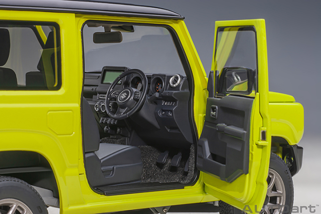 78501 1/18 SUZUKI JIMNY (JB64)(KINETIC YELLOW / BLUISH BLACK PEARL METALLIC ROOF)