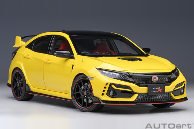 73225 1/18 HONDA CIVIC TYPE R (FK8) LIMITED EDITION (SUNLIGHT YELLOW)