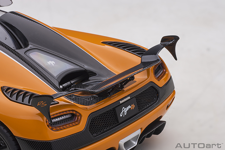 79023 1/18 KOENIGSEGG AGERA RS (CONE ORANGE/CARBON BLACK/BLACK ACCENTS)