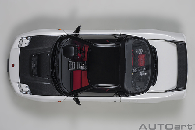 73215 1/18 HONDA NSX-R (NA2)(CHAMPIONSHIP WHITE/BLACK CARBON FIBER VERSION)