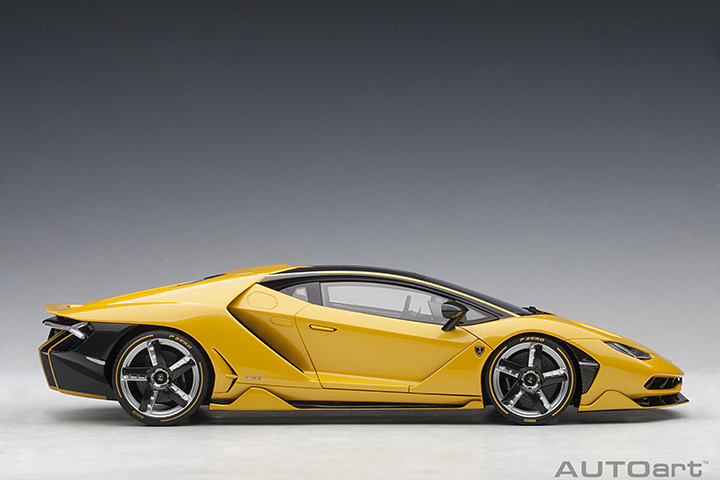 79115 1/18 LAMBORGHINI CENTENARIO (NEW GIALLO ORION/METALLIC YELLOW)