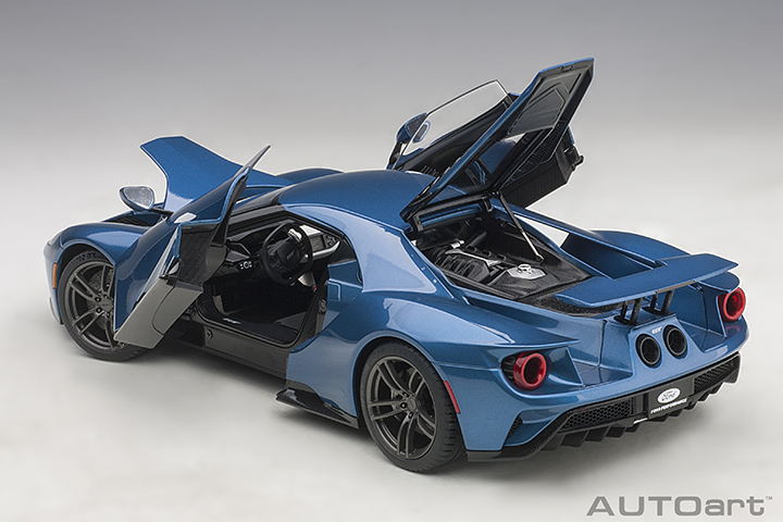 72942 1/18 FORD GT 2017 (LIQUID BLUE)