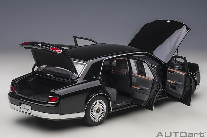 78765 1/18 TOYOTA CENTURY SPECIAL EDITION WITH CURTAIN (BLACK)