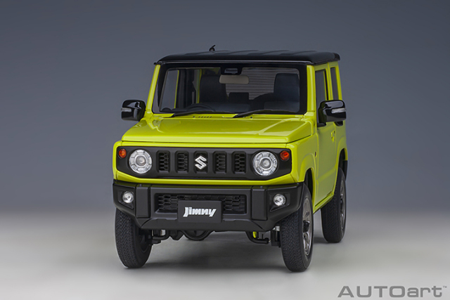 78501 1/18 SUZUKI JIMNY (JB64)(KINETIC YELLOW / BLUISH BLACK PEARL METALLIC ROOF)