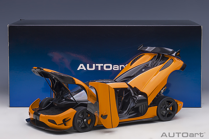 79023 1/18 KOENIGSEGG AGERA RS (CONE ORANGE/CARBON BLACK/BLACK ACCENTS)