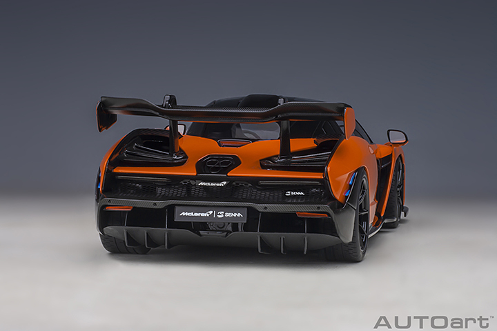 76078 1/18 McLAREN SENNA (TROPHY MIRA/ORANGE)