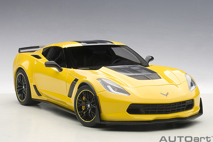 71260  1/18 CHEVROLET CORVETTE C7 Z06 C7R EDITION (CORVETTE RACING YELLOW)