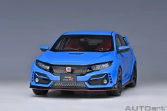 73224 1/18 HONDA CIVIC TYPE R (FK8) 2021 (RACING BLUE PEARL)