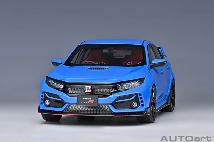 73224 1/18 HONDA CIVIC TYPE R (FK8) 2021 (RACING BLUE PEARL)