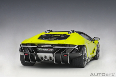 79118 1/18 LAMBORGHINI CENTENARIO ROADSTER (VERDE SCANDAL/SOLID LIGHT GREEN)