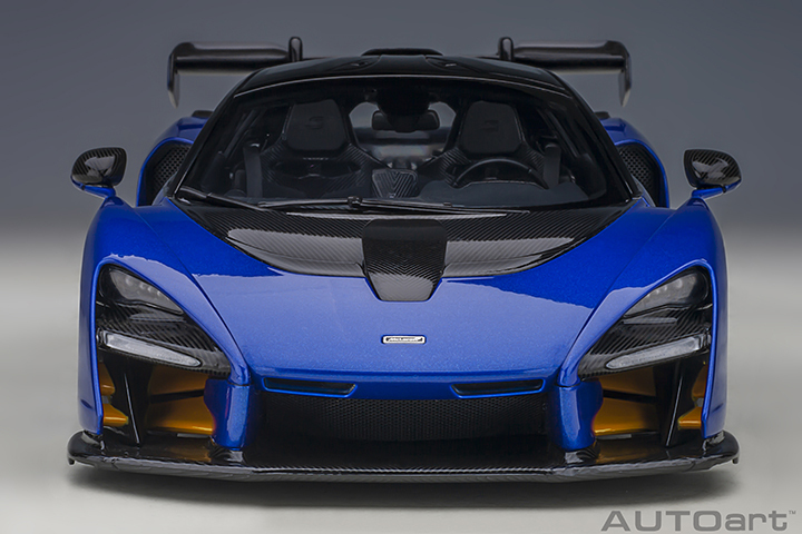 76079 1/18 McLAREN SENNA (TROPHY KYANOS/BLUE)