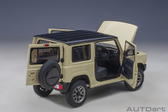 78500 1/18 SUZUKI JIMNY (JB64)(CHIFFON IVORY METALLIC/ BLACK ROOF)